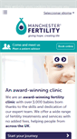 Mobile Screenshot of manchesterfertility.com